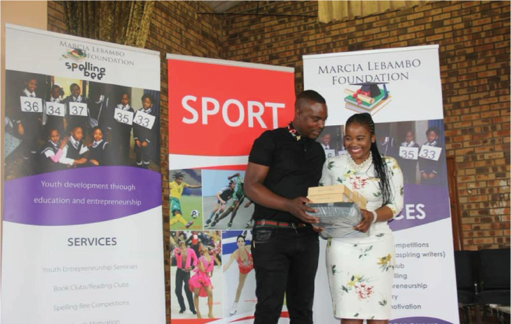 Marcia Lebambo Foundation spelling bee programme event